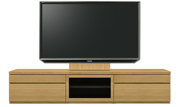 テレビボード、テレビボード（壁掛けパネルセット）(幅200cm・オークナチュラル)