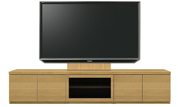 テレビボード、テレビボード（壁掛けパネルセット）(幅200cm・オークナチュラル)