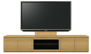 テレビボード、テレビボード（壁掛けパネルセット）(幅210cm・オークナチュラル)