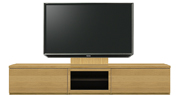 テレビボード、テレビボード（壁掛けパネルセット）(幅220cm・オークナチュラル)
