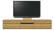 テレビボード、テレビボード（壁掛けパネルセット）(幅220cm・オークナチュラル)