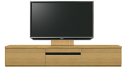 テレビボード、テレビボード（壁掛けパネルセット）(幅230cm・オークナチュラル)