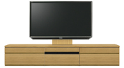 テレビボード、テレビボード（壁掛けパネルセット）(幅230cm・オークナチュラル)