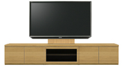 テレビボード、テレビボード（壁掛けパネルセット）(幅230cm・オークナチュラル)