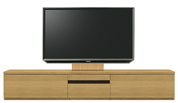 テレビボード、テレビボード（壁掛けパネルセット）(幅240cm・オークナチュラル)