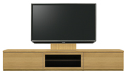 テレビボード、テレビボード（壁掛けパネルセット）(幅240cm・オークナチュラル)
