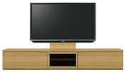 テレビボード、テレビボード（壁掛けパネルセット）(幅240cm・オークナチュラル)