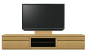 テレビボード、テレビボード（壁掛けパネルセット）(幅240cm・オークナチュラル)
