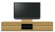 テレビボード、テレビボード（壁掛けパネルセット）(幅240cm・オークナチュラル)