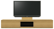 テレビボード、テレビボード（壁掛けパネルセット）(幅250cm・オークナチュラル)