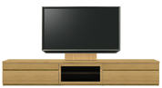 テレビボード、テレビボード（壁掛けパネルセット）(幅250cm・オークナチュラル)