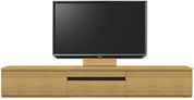 テレビボード、テレビボード（壁掛けパネルセット）(幅260cm・オークナチュラル)