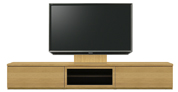 テレビボード、テレビボード（壁掛けパネルセット）(幅260cm・オークナチュラル)