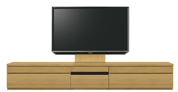 テレビボード、テレビボード（壁掛けパネルセット）(幅260cm・オークナチュラル)