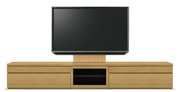 テレビボード、テレビボード（壁掛けパネルセット）(幅260cm・オークナチュラル)