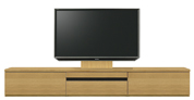 テレビボード、テレビボード（壁掛けパネルセット）(幅270cm・オークナチュラル)
