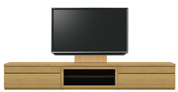 テレビボード、テレビボード（壁掛けパネルセット）(幅270cm・オークナチュラル)