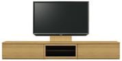 テレビボード、テレビボード（壁掛けパネルセット）(幅280cm・オークナチュラル)