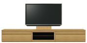 テレビボード、テレビボード（壁掛けパネルセット）(幅280cm・オークナチュラル)
