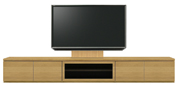 テレビボード、テレビボード（壁掛けパネルセット）(幅290cm・オークナチュラル)