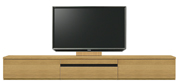 テレビボード、テレビボード（壁掛けパネルセット）(幅300cm・オークナチュラル)