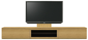 テレビボード、テレビボード（壁掛けパネルセット）(幅300cm・オークナチュラル)