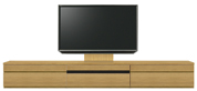 テレビボード、テレビボード（壁掛けパネルセット）(幅300cm・オークナチュラル)