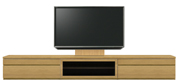 テレビボード、テレビボード（壁掛けパネルセット）(幅300cm・オークナチュラル)