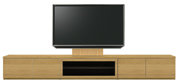 テレビボード、テレビボード（壁掛けパネルセット）(幅300cm・オークナチュラル)