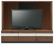 収納付きテレビボード(幅180cm・ウォールナット)