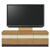テレビボード、テレビボード（壁掛けパネルセット）(幅140cm・オークナチュラル)