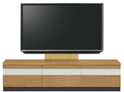 テレビボード、テレビボード（壁掛けパネルセット）(幅180cm・オークナチュラル)