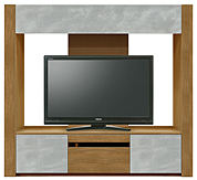 収納付きテレビボード(幅170cm・オークナチュラル)