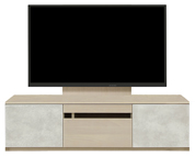 テレビボード、テレビボード（壁掛けパネルセット）(幅150cm・オークホワイト)