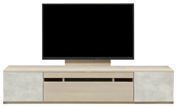 テレビボード、テレビボード（壁掛けパネルセット）(幅210cm・ホワイトオーク)