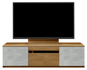 テレビボード、テレビボード（壁掛けパネルセット）(幅150cm・オークナチュラル)