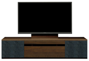 テレビボード、テレビボード（壁掛けパネルセット）(幅180cm・オークダーク)