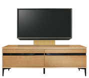 テレビボード、テレビボード（壁掛けパネルセット）(幅150cm・オークナチュラル)