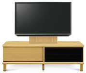 テレビボード、テレビボード（壁掛けパネルセット）(幅130cm・オークナチュラル)