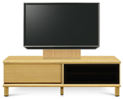 テレビボード、テレビボード（壁掛けパネルセット）(幅140cm・オークナチュラル)