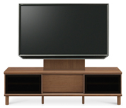 テレビボード、テレビボード（壁掛けパネルセット）(幅150cm・ウォールナット)