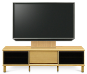 テレビボード、テレビボード（壁掛けパネルセット）(幅150cm・オークナチュラル)