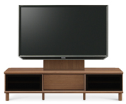 テレビボード、テレビボード（壁掛けパネルセット）(幅170cm・ウォールナット)