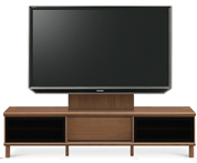 テレビボード、テレビボード（壁掛けパネルセット）(幅180cm・ウォールナット)