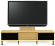 テレビボード、テレビボード（壁掛けパネルセット）(幅180cm・オークナチュラル)