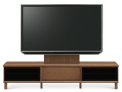 テレビボード、テレビボード（壁掛けパネルセット）(幅200cm・ウォールナット)