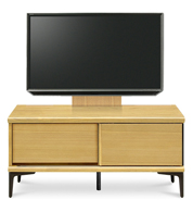 テレビボード、テレビボード（壁掛けパネルセット）(幅110cm・オークナチュラル)