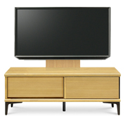 テレビボード、テレビボード（壁掛けパネルセット）(幅140cm・オークナチュラル)
