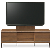 テレビボード、テレビボード（壁掛けパネルセット）(幅150cm・ウォールナット)