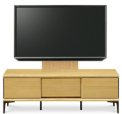 テレビボード、テレビボード（壁掛けパネルセット）(幅150cm・オークナチュラル)